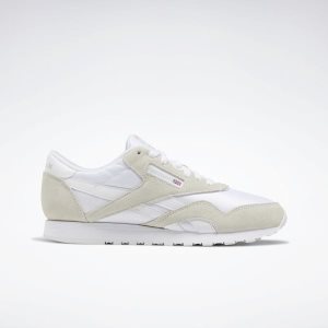 Reebok Classic Nylon Turnschuhe Damen - Weiß/HellGrau - DE 160-XEV